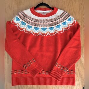 Kari Traa Fair Isle Sundve Knit Wool Sweater Medium